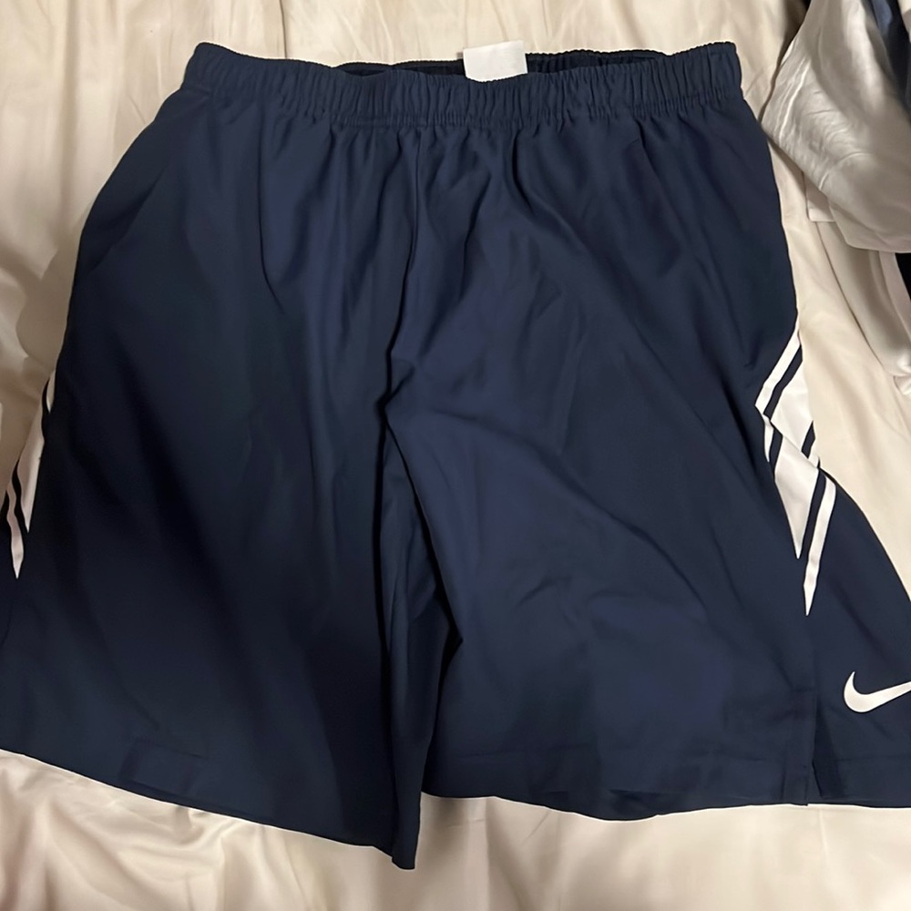 Nike blue Large shorts. Good condition.